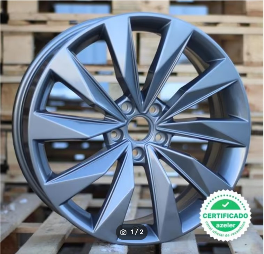 19X7 5X112 ET43 57.1 GUNMETAL VW_0043NW GENUINE FOR VW TIGUAN ET43