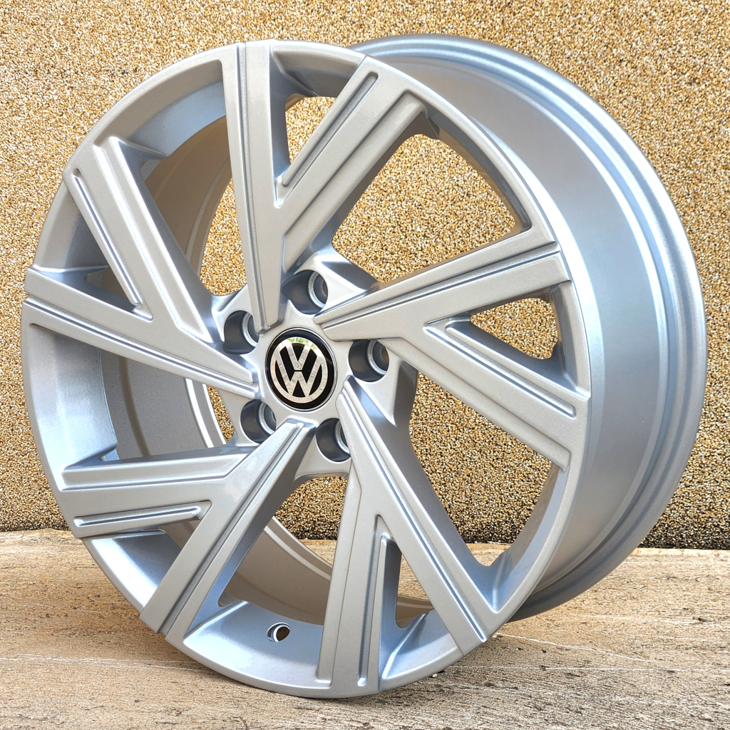 17X7.5 5X112 ET42 57.1 SILVER VW BERGAMO 5805 GENUINE FOR GOLF 8 BERGAMO ET42