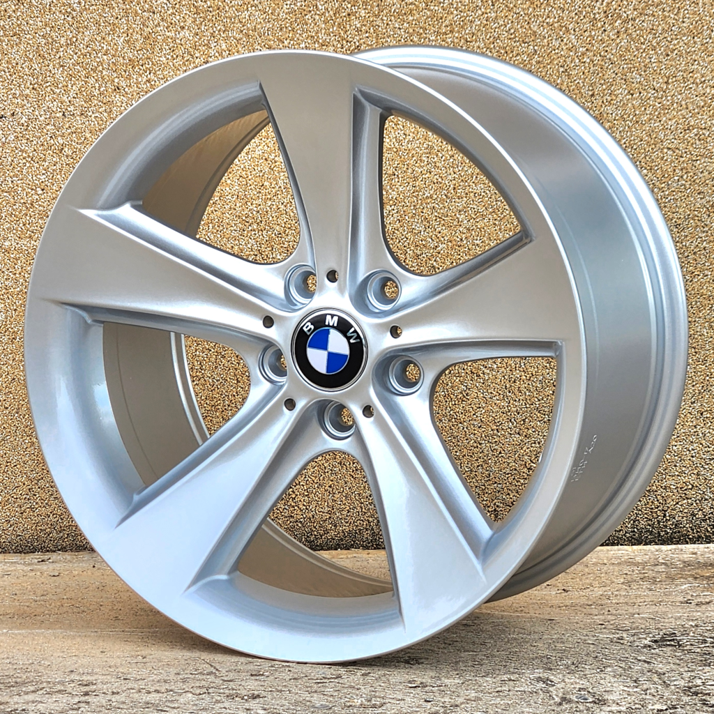 20X9 5X120 ET24 74.1 SILVER Prednja za BMW STYLE 128 BK086 GENUINE FOR BMW E60 ET24