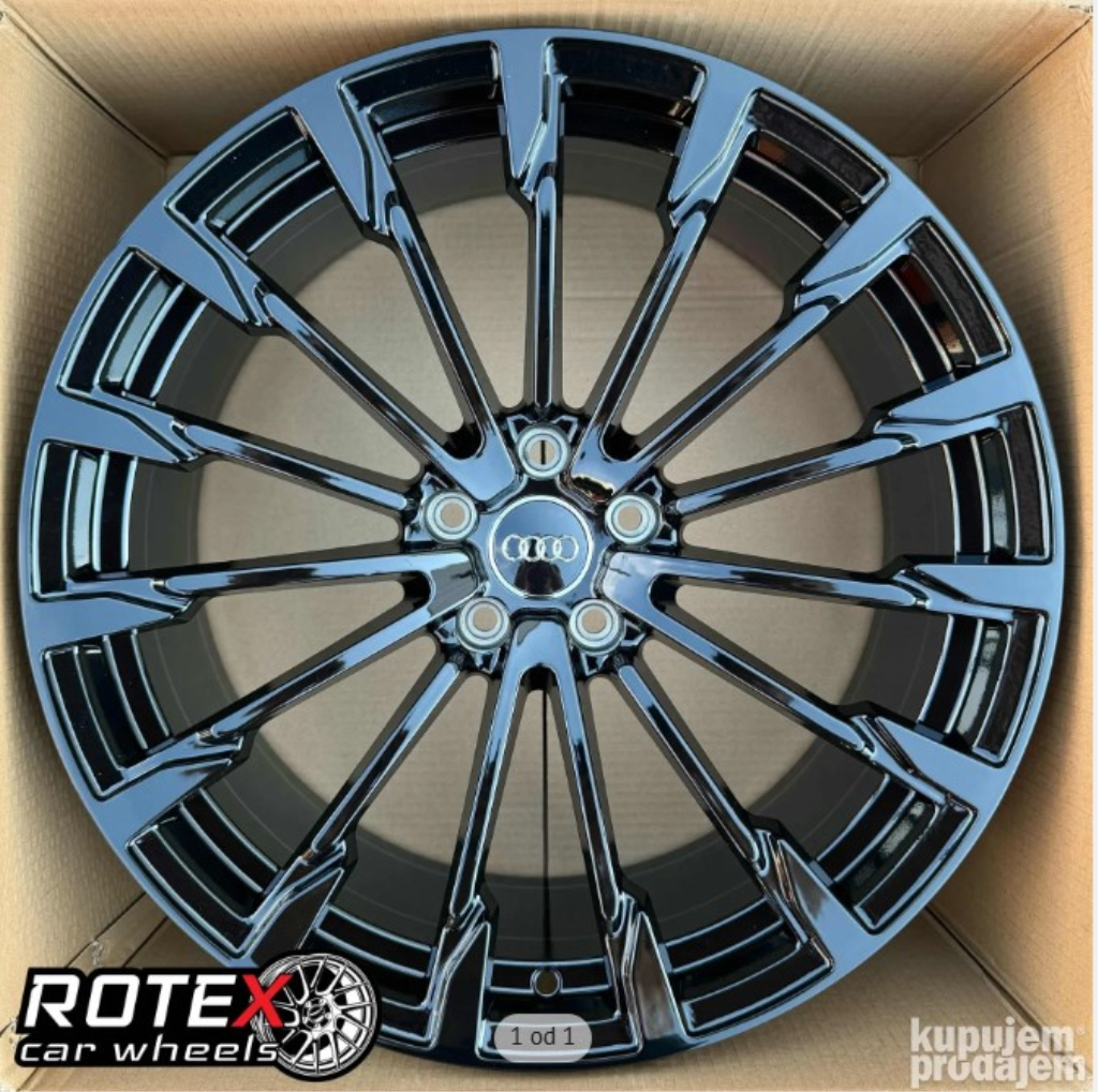 18X8 5X112 ET30 66.6 BLACK 0351 AUDI S6 2021