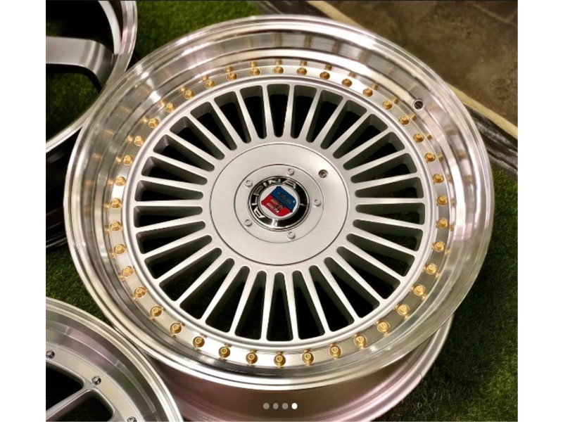 19X9 5X120 ET20 74.1 VCHROME+GOLD_RIVET BMW_ALPINA_19987