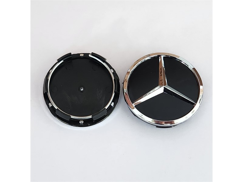 POKLOPAC SA LOGOM MERCEDES 60MM CRNI
